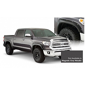 Bushwacker Fender Flare - Magnetic Gray - Vehicle Color Code 1G3 Dura-Flex 2000 ABS Smooth Plastic Matte Set Of 4 - 30918-63