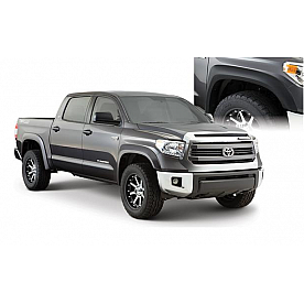 Bushwacker Fender Flare - Black Dura-Flex 2000 ABS Smooth Plastic Matte Set Of 4 - 30919-02