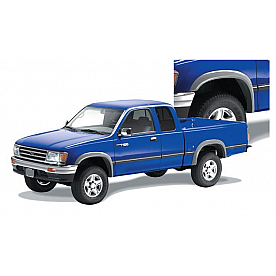 Bushwacker Fender Flare - Black Dura-Flex 2000 ABS Smooth Plastic Matte Set Of 4 - 31910-11