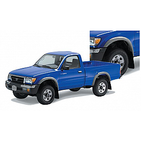 Bushwacker Fender Flare - Black Dura-Flex 2000 ABS Smooth Plastic Matte Set Of 4 - 31911-11