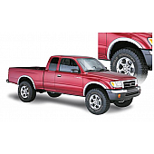 Bushwacker Fender Flare - Black Dura-Flex 2000 ABS Smooth Plastic Matte Set Of 4 - 31914-02