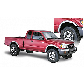 Bushwacker Fender Flare - Black Dura-Flex 2000 ABS Smooth Plastic Matte Set Of 4 - 31914-02