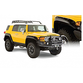 Bushwacker Fender Flare - Black Dura-Flex 2000 ABS Smooth Plastic Matte Set Of 4 - 31922-02