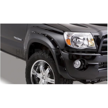 Bushwacker Fender Flare - Black Dura-Flex 2000 ABS Smooth Plastic Matte Set Of 4 - 31925-02