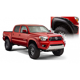 Bushwacker Fender Flare - Black Dura-Flex 2000 ABS Smooth Plastic Matte Set Of 4 - 31928-02