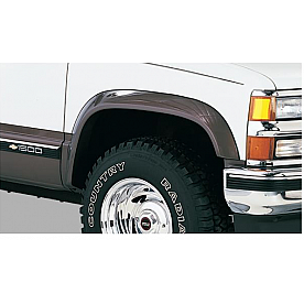 Bushwacker Fender Flare - Black Dura-Flex 2000 ABS Smooth Plastic Matte Set Of 2 - 40007-01