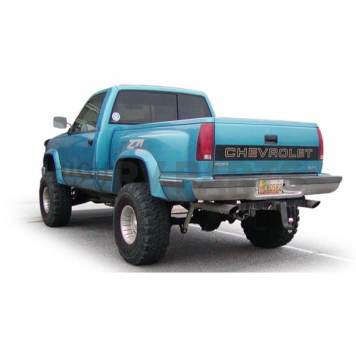 Bushwacker Fender Flare - Black Dura-Flex 2000 ABS Smooth Plastic Matte Set Of 2 - 40012-01