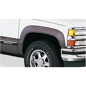 Bushwacker Fender Flare - Black Dura-Flex 2000 ABS Smooth Plastic Matte Set Of 2 - 40027-01