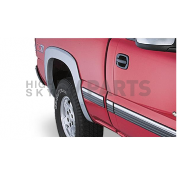 Bushwacker Fender Flare - Black Dura-Flex 2000 ABS Smooth Plastic Matte Set Of 2 - 40034-02