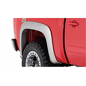 Bushwacker Fender Flare - Black Dura-Flex 2000 ABS Smooth Plastic Matte Set Of 2 - 40066-02