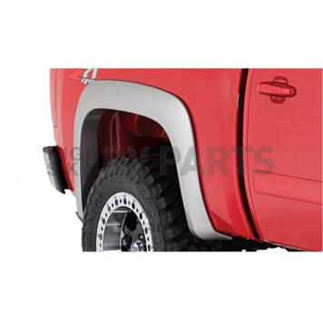Bushwacker Fender Flare - Black Dura-Flex 2000 ABS Smooth Plastic Matte Set Of 2 - 40066-02