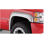Bushwacker Fender Flare - Black Dura-Flex 2000 ABS Smooth Plastic Matte Set Of 2 - 40069-02