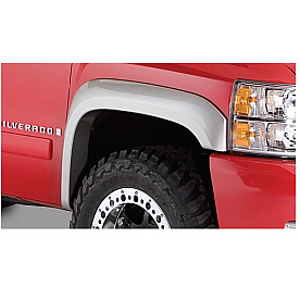 Bushwacker Fender Flare - Black Dura-Flex 2000 ABS Smooth Plastic Matte Set Of 2 - 40069-02
