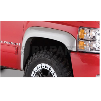 Bushwacker Fender Flare - Black Dura-Flex 2000 ABS Smooth Plastic Matte Set Of 2 - 40069-02