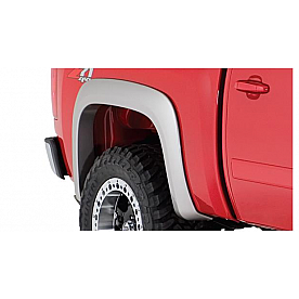 Bushwacker Fender Flare - Black Dura-Flex 2000 ABS Smooth Plastic Matte Set Of 2 - 40078-02