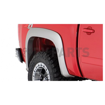 Bushwacker Fender Flare - Black Dura-Flex 2000 ABS Smooth Plastic Matte Set Of 2 - 40078-02