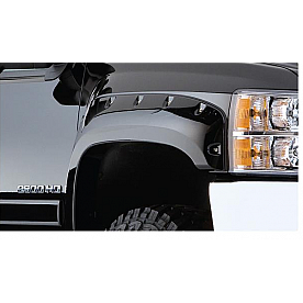 Bushwacker Fender Flare - Black Dura-Flex 2000 ABS Smooth Plastic Matte Set Of 2 - 40087-02