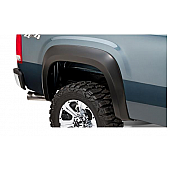 Bushwacker Fender Flare - Black Dura-Flex 2000 ABS Smooth Plastic Matte Set Of 2 - 40108-02