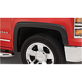 Bushwacker Fender Flare - Black Dura-Flex 2000 ABS Smooth Plastic Matte Set Of 2 - 40113-02