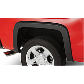 Bushwacker Fender Flare - Black Dura-Flex 2000 ABS Smooth Plastic Matte Set Of 2 - 40114-02