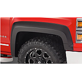 Bushwacker Fender Flare - Black Dura-Flex 2000 ABS Smooth Plastic Matte Set Of 2 - 40125-02
