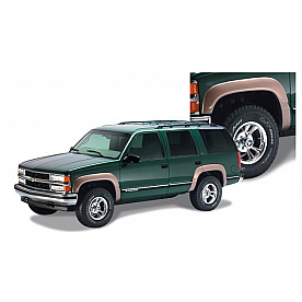 Bushwacker Fender Flare - Black Dura-Flex 2000 ABS Smooth Plastic Matte Set Of 4 - 40905-02
