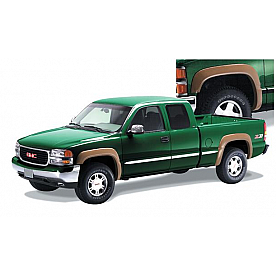 Bushwacker Fender Flare - Black Dura-Flex 2000 ABS Smooth Plastic Matte Set Of 4 - 40906-02