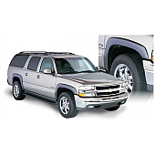 Bushwacker Fender Flare - Black Dura-Flex 2000 ABS Smooth Plastic Matte Set Of 4 - 40908-02