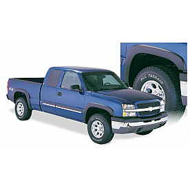 Bushwacker Fender Flare - Black Dura-Flex 2000 ABS Smooth Plastic Matte Set Of 4 - 40915-02