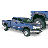 Bushwacker Fender Flare - Black Dura-Flex 2000 ABS Smooth Plastic Matte Set Of 4 - 40918-02