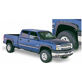 Bushwacker Fender Flare - Black Dura-Flex 2000 ABS Smooth Plastic Matte Set Of 4 - 40918-02