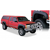Bushwacker Fender Flare - Black Dura-Flex 2000 ABS Smooth Plastic Matte Set Of 4 - 40919-02