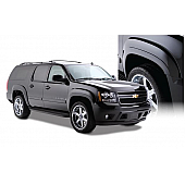 Bushwacker Fender Flare - Black Dura-Flex 2000 ABS Smooth Plastic Matte Set Of 4 - 40921-02