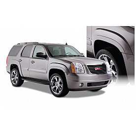 Bushwacker Fender Flare - Black Dura-Flex 2000 ABS Smooth Plastic Matte Set Of 4 - 40922-02