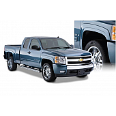 Bushwacker Fender Flare - Black Dura-Flex 2000 ABS Smooth Plastic Matte Set Of 4 - 40923-02
