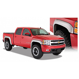 Bushwacker Fender Flare - Black Dura-Flex 2000 ABS Smooth Plastic Matte Set Of 4 - 40925-02