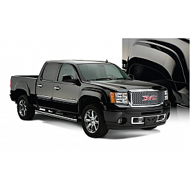Bushwacker Fender Flare - Black Dura-Flex 2000 ABS Smooth Plastic Matte Set Of 4 - 40926-02