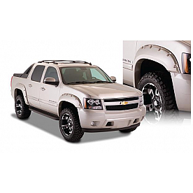 Bushwacker Fender Flare - Black Dura-Flex 2000 ABS Smooth Plastic Matte Set Of 4 - 40932-02