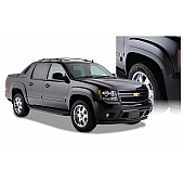 Bushwacker Fender Flare - Black Dura-Flex 2000 ABS Smooth Plastic Matte Set Of 4 - 40933-02