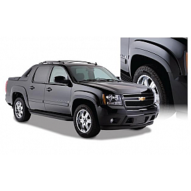 Bushwacker Fender Flare - Black Dura-Flex 2000 ABS Smooth Plastic Matte Set Of 4 - 40933-02