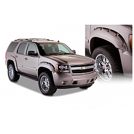 Bushwacker Fender Flare - Black Dura-Flex 2000 ABS Smooth Plastic Matte Set Of 4 - 40937-02