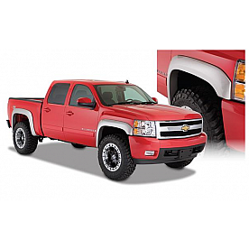 Bushwacker Fender Flare - Black Dura-Flex 2000 ABS Smooth Plastic Matte Set Of 4 - 40938-02