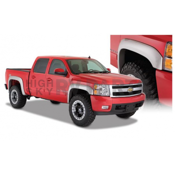 Bushwacker Fender Flare - Black Dura-Flex 2000 ABS Smooth Plastic Matte Set Of 4 - 40938-02