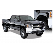 Bushwacker Fender Flare - Black Dura-Flex 2000 ABS Smooth Plastic Matte Set Of 4 - 40942-02