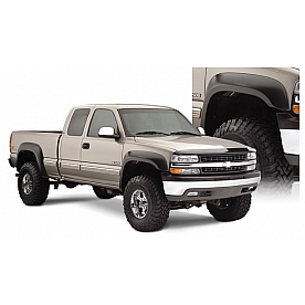 Bushwacker Fender Flare - Black Dura-Flex 2000 ABS Smooth Plastic Matte Set Of 4 - 40945-02
