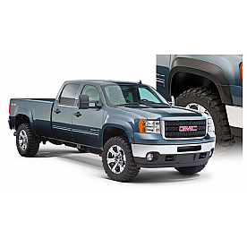 Bushwacker Fender Flare - Black Dura-Flex 2000 ABS Smooth Plastic Matte Set Of 4 - 40952-02