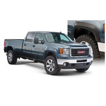 Bushwacker Fender Flare - Black Dura-Flex 2000 ABS Smooth Plastic Matte Set Of 4 - 40954-02
