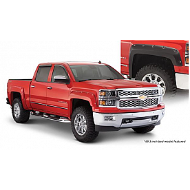 Bushwacker Fender Flare - Black Dura-Flex 2000 TPO Smooth Plastic Matte Set Of 4 - 40957-02