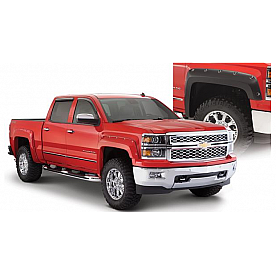 Bushwacker Fender Flare - Black Dura-Flex 2000 ABS Smooth Plastic Matte Set Of 4 - 40959-02