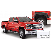 Bushwacker Fender Flare - Summit White - Vehicle Color Code GAZ Dura-Flex 2000 ABS Smooth Plastic Matte Set Of 4 - 40959-14